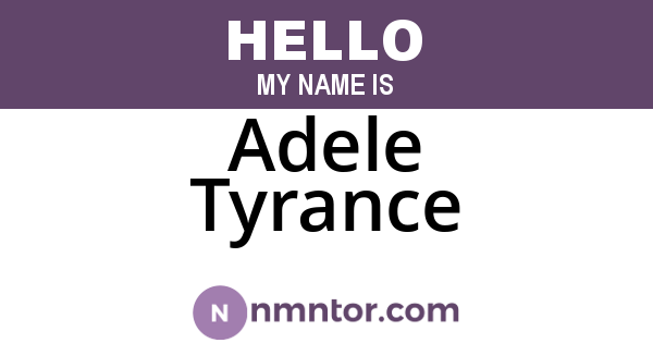 Adele Tyrance