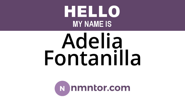 Adelia Fontanilla