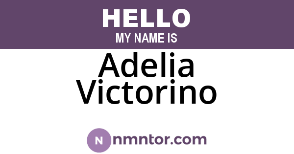 Adelia Victorino