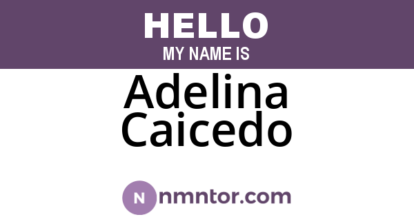 Adelina Caicedo