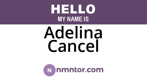 Adelina Cancel