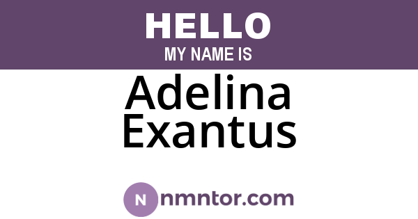 Adelina Exantus