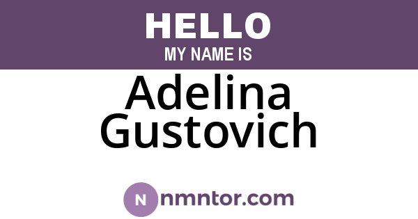 Adelina Gustovich
