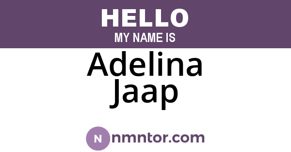Adelina Jaap