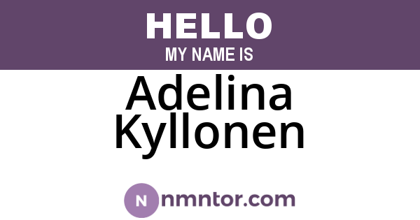 Adelina Kyllonen