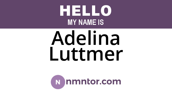Adelina Luttmer