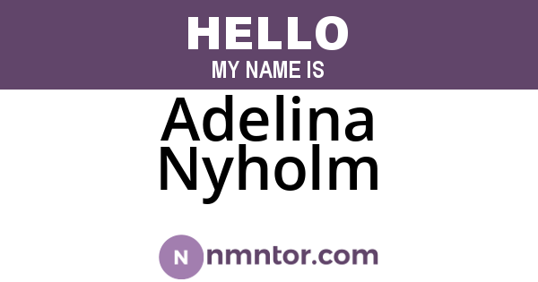 Adelina Nyholm