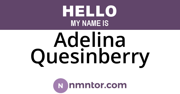 Adelina Quesinberry