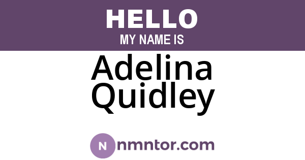 Adelina Quidley
