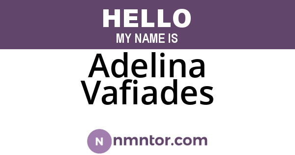 Adelina Vafiades