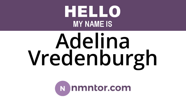 Adelina Vredenburgh
