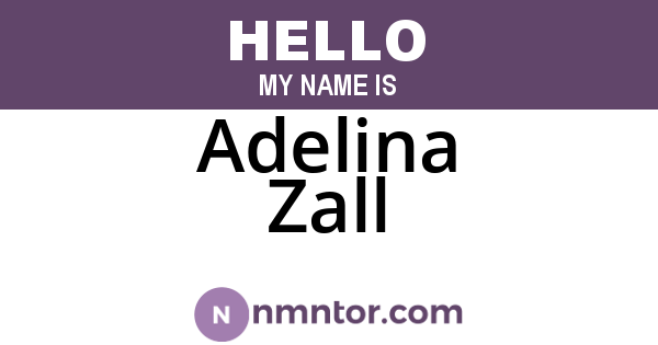 Adelina Zall