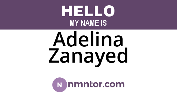 Adelina Zanayed