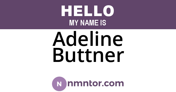 Adeline Buttner