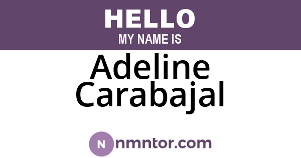 Adeline Carabajal