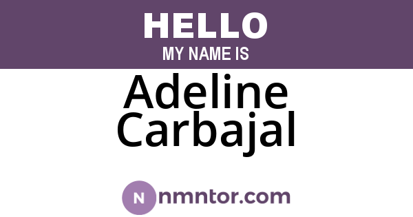 Adeline Carbajal