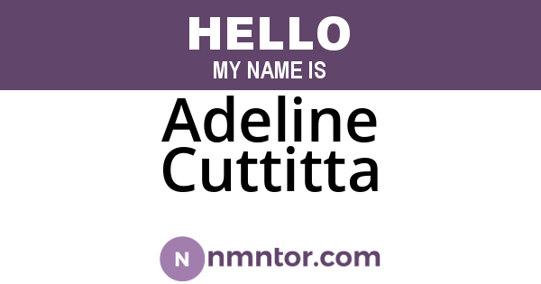 Adeline Cuttitta