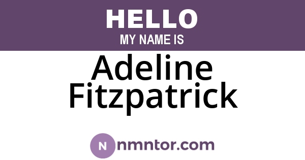 Adeline Fitzpatrick