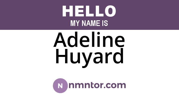 Adeline Huyard