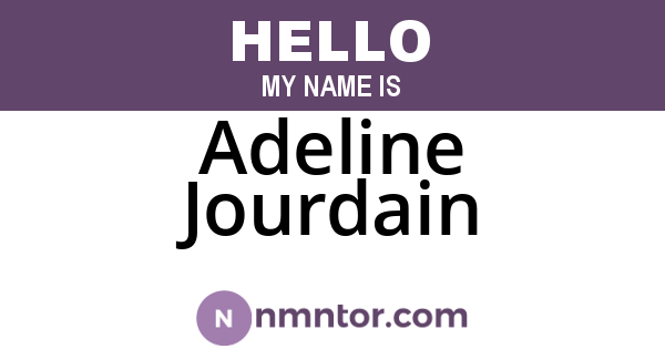 Adeline Jourdain