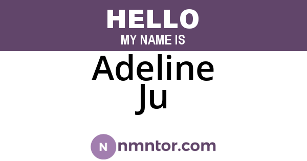 Adeline Ju