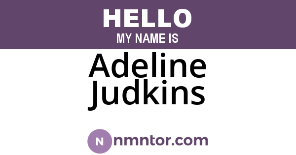 Adeline Judkins