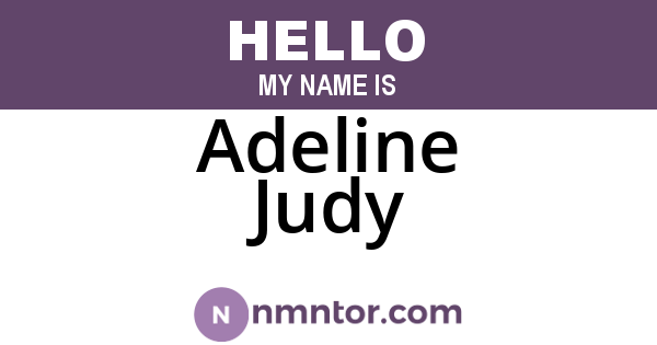 Adeline Judy