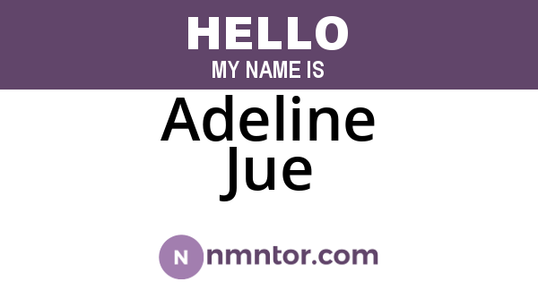 Adeline Jue