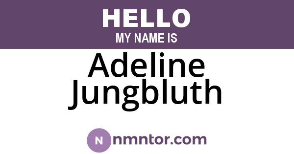 Adeline Jungbluth