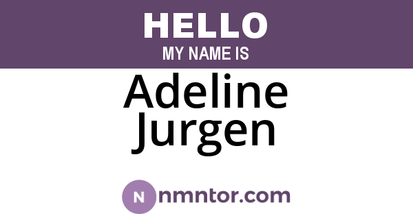 Adeline Jurgen