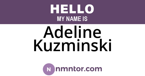 Adeline Kuzminski