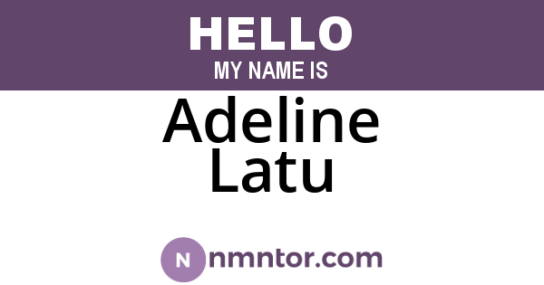 Adeline Latu