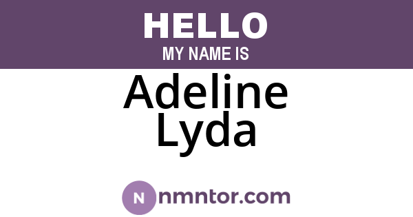 Adeline Lyda