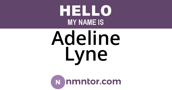 Adeline Lyne