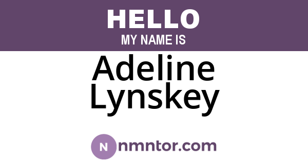 Adeline Lynskey