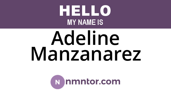 Adeline Manzanarez
