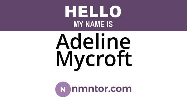 Adeline Mycroft