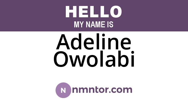 Adeline Owolabi