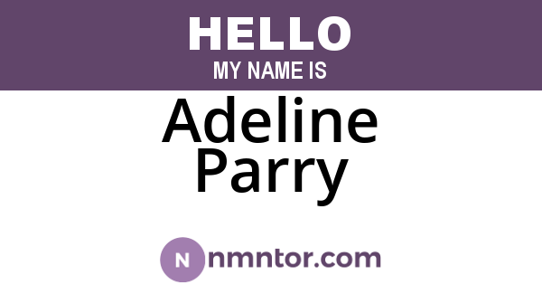 Adeline Parry