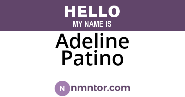 Adeline Patino