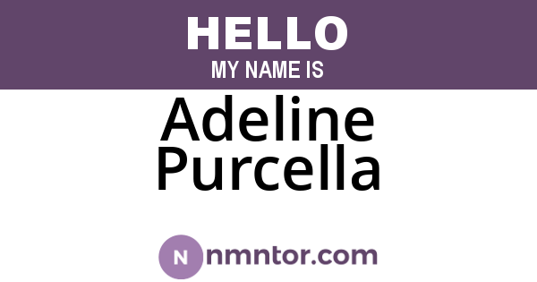 Adeline Purcella