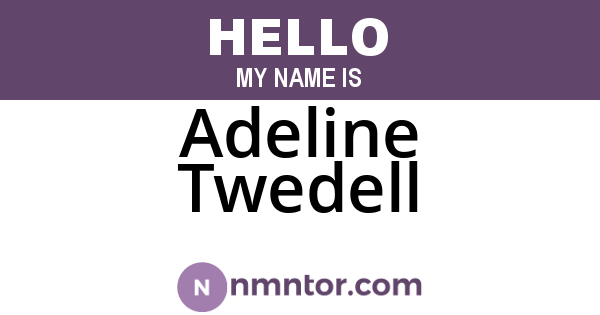 Adeline Twedell