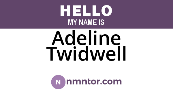 Adeline Twidwell