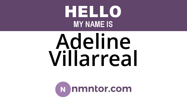 Adeline Villarreal