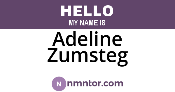 Adeline Zumsteg