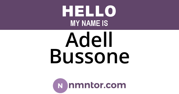 Adell Bussone