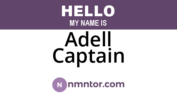 Adell Captain