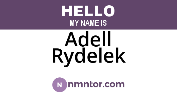 Adell Rydelek