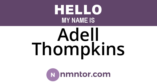 Adell Thompkins