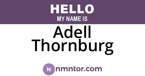 Adell Thornburg